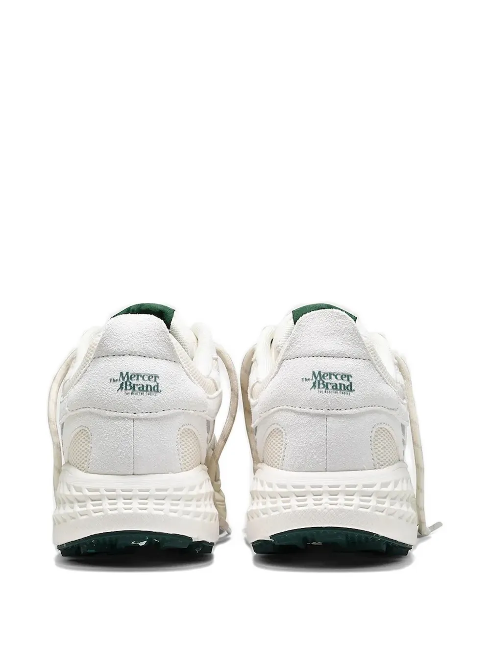 The Mercer Brand The Re-run Max Mesh-panelled Sneakers In White