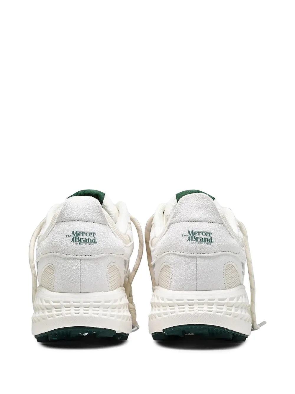 The Mercer Brand The Re-Run Max sneakers met mesh vlakken Wit