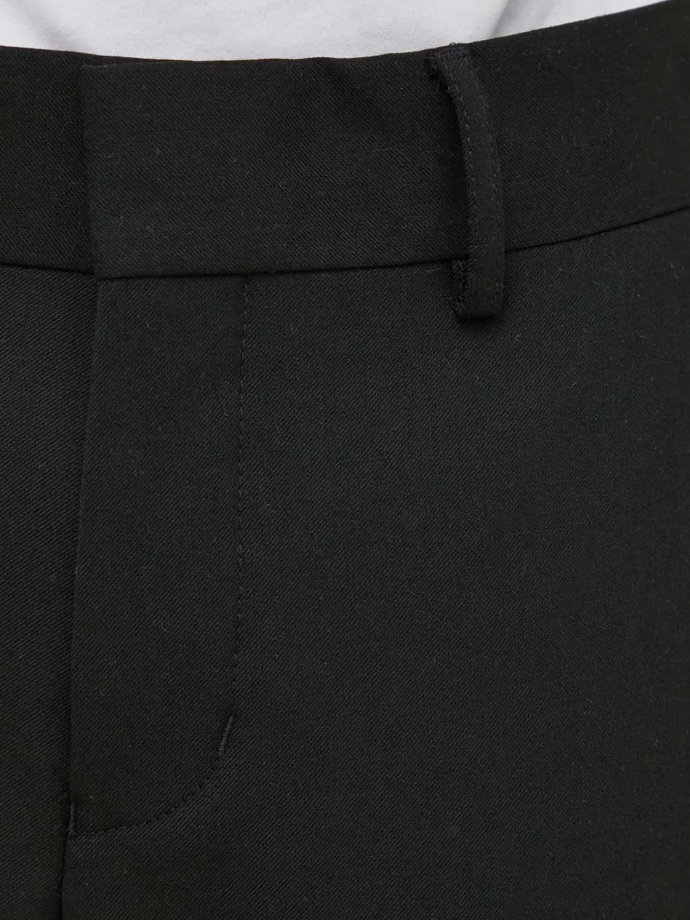 Tiger of Sweden Broek met geplooide voorkant Zwart