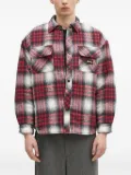 stan ray plaid shirt jacket - Red