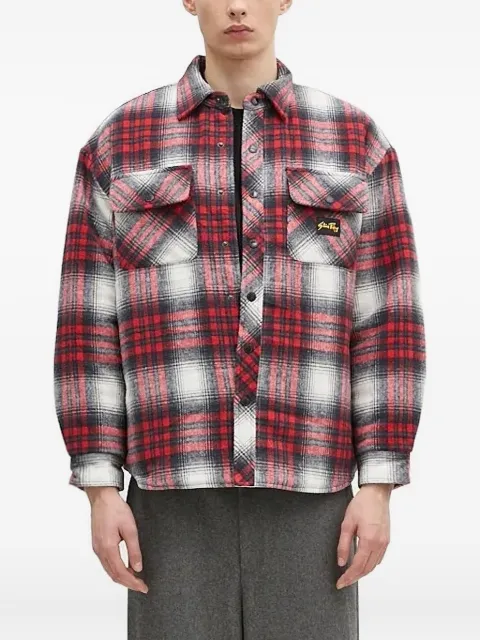stan ray plaid shirt jacket