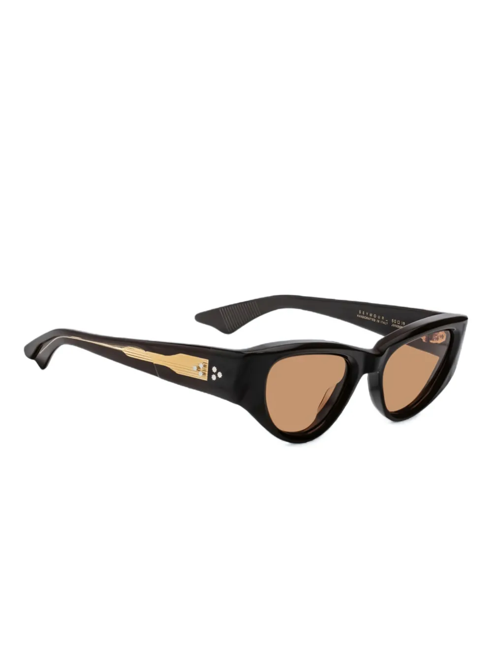 Jacques Marie Mage Seymour zonnebril met cat-eye montuur Bruin