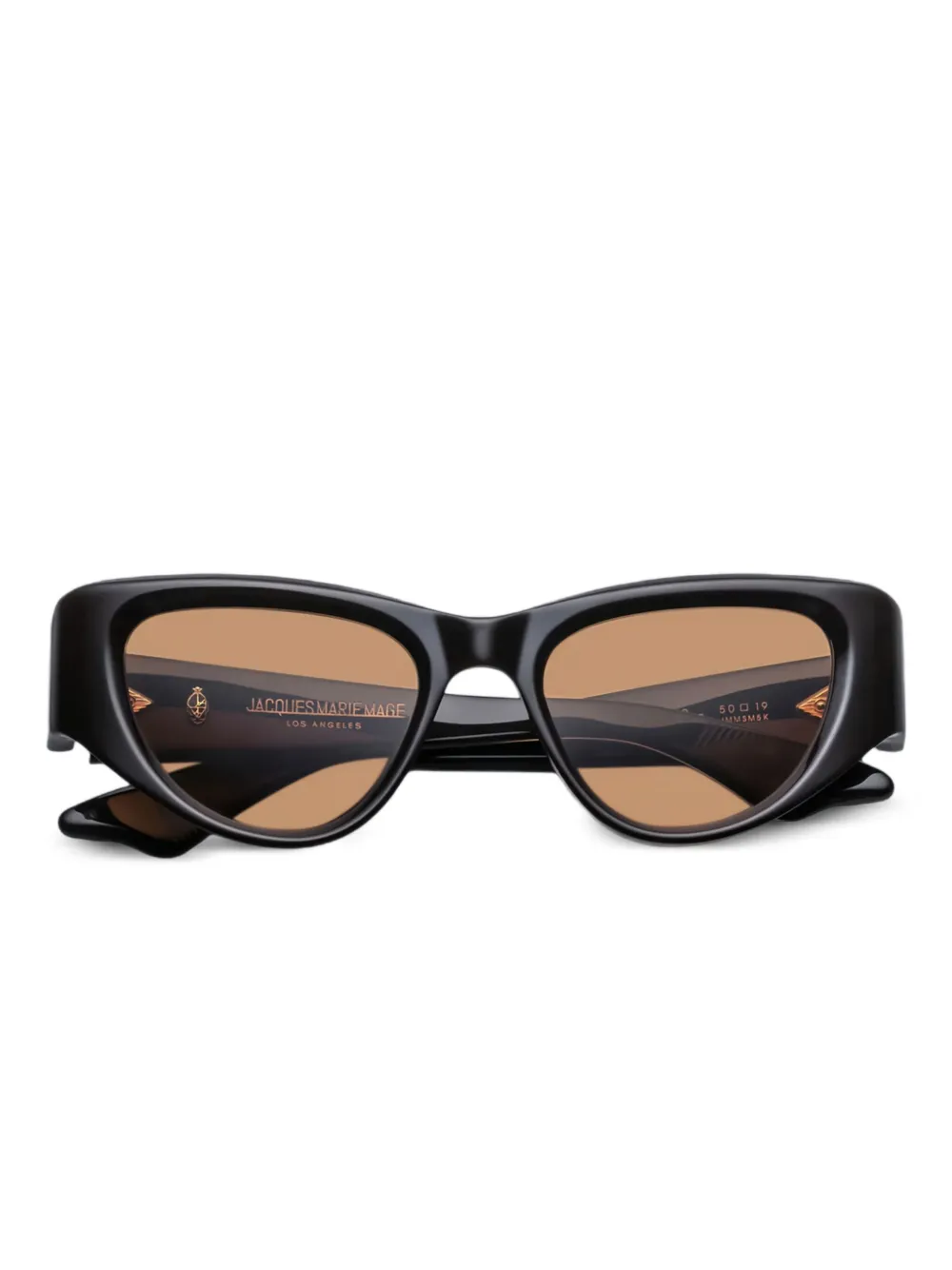 Jacques Marie Mage Seymour zonnebril met cat-eye montuur Bruin