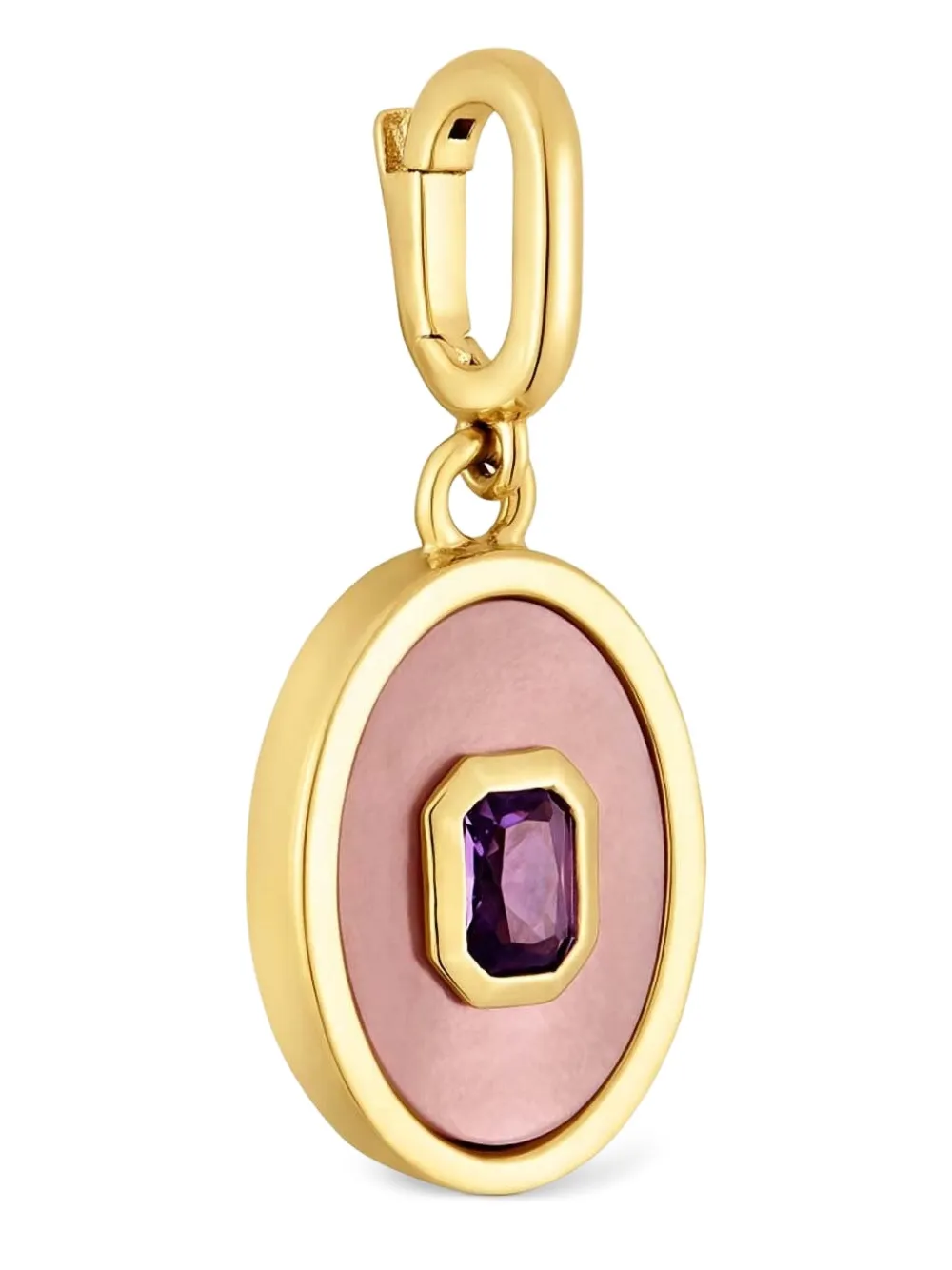 TOUS gold-plating oval-frame medallion pendant | Gold | Image 1