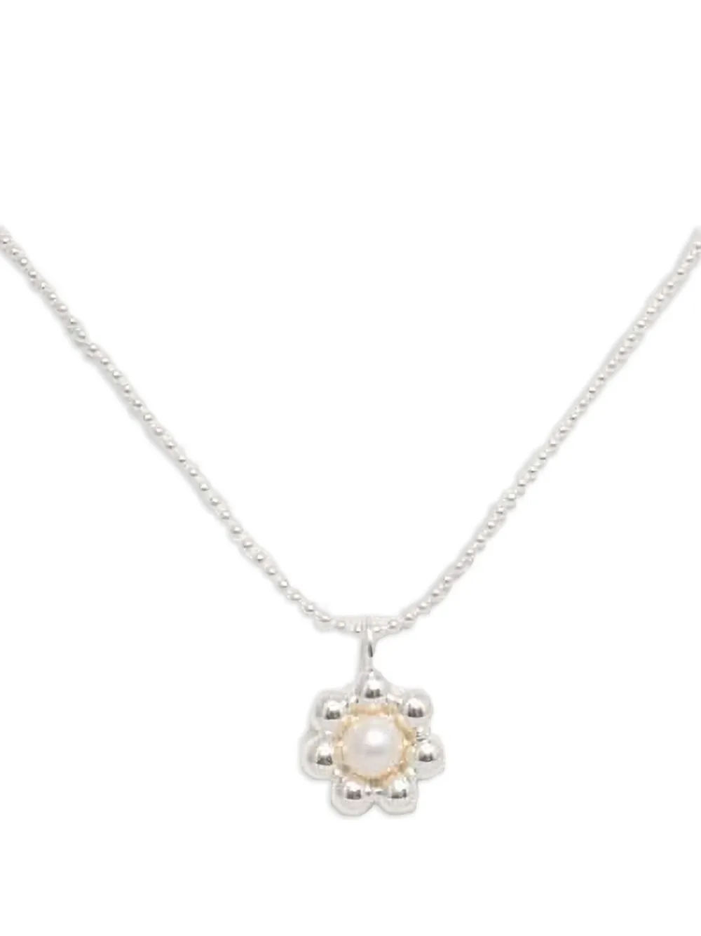 TOUS フローラル ネックレス - シルバートーン TOUS フローラル ネックレス - シルバートーン