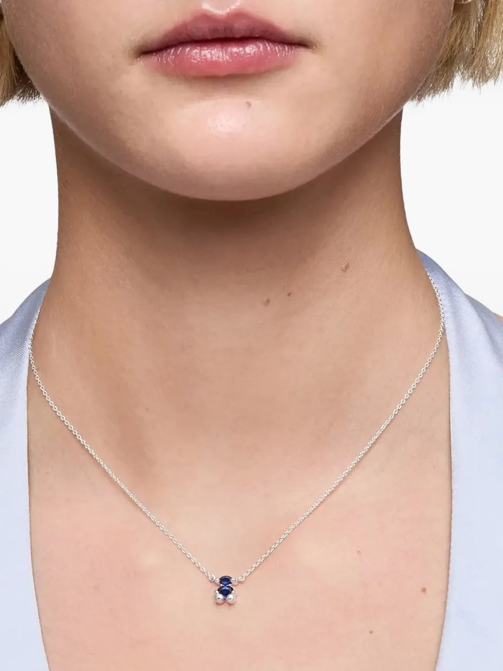 TOUS crystal-embellished necklace - Zilver