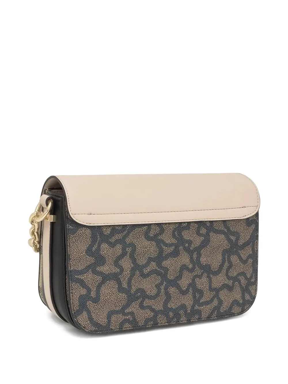 Tous Kaos Icon Embossed-logo Chain-strap Cross-body Bag In Neutral