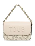 TOUS Kaos Icon embossed-logo chain-strap cross-body bag - Neutrals