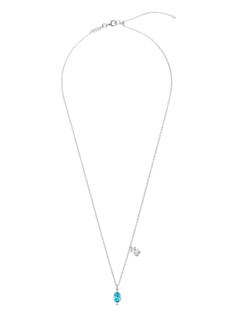 TOUS stone bear-charm necklace