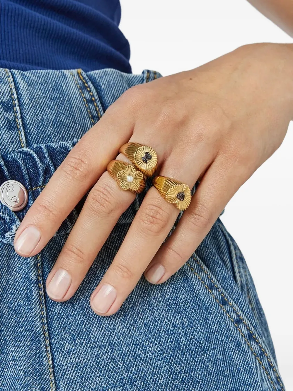 TOUS Sunburst ring - Goud