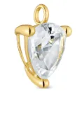TOUS gold-tone rock crystal pendant
