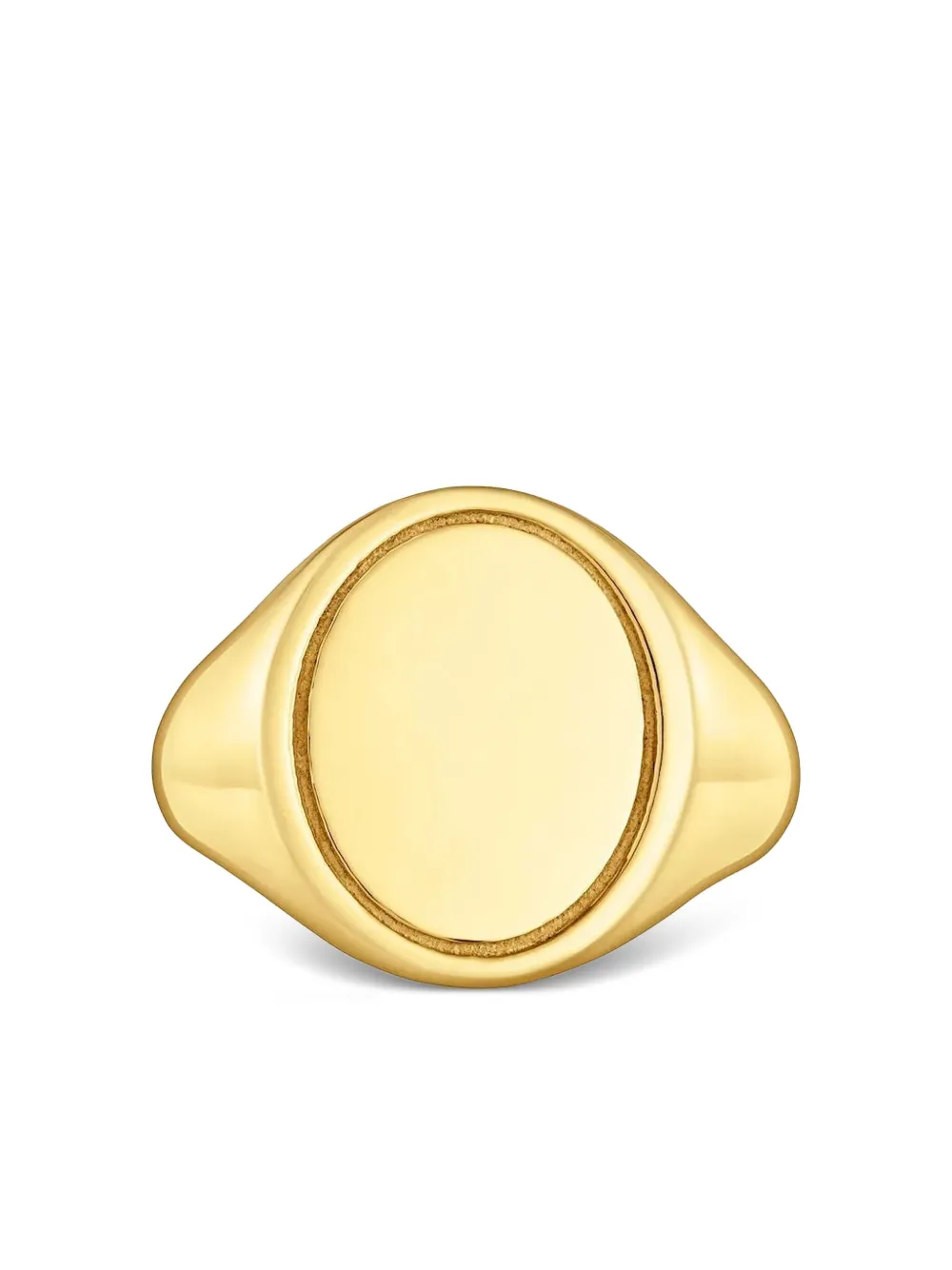 TOUS オーバルシェイプ シグネットリング - GOLD TOUS オーバルシェイプ シグネットリング - GOLD
