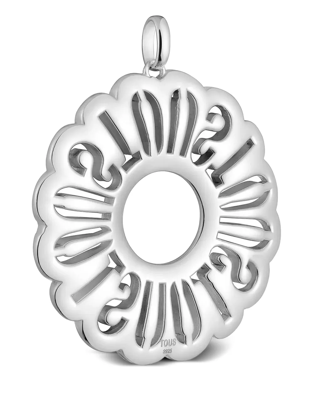 TOUS Miranda Tous フローラル ペンダント - シルバートーン TOUS Miranda Tous フローラル ペンダント - シルバートーン