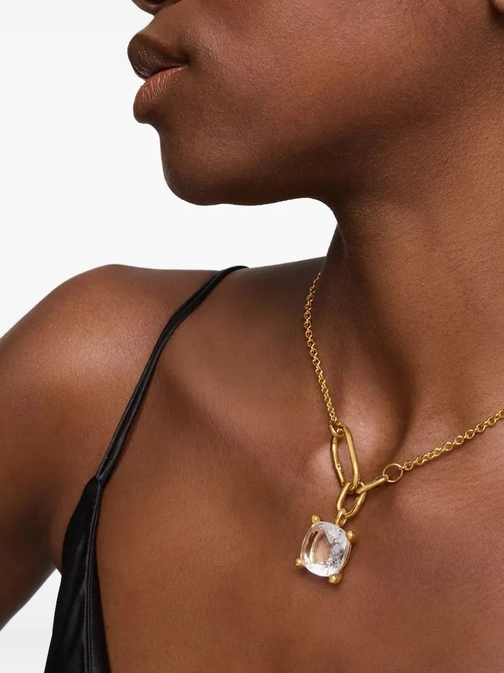 Tous Crystal-embellished Pendant Necklace In Metallic
