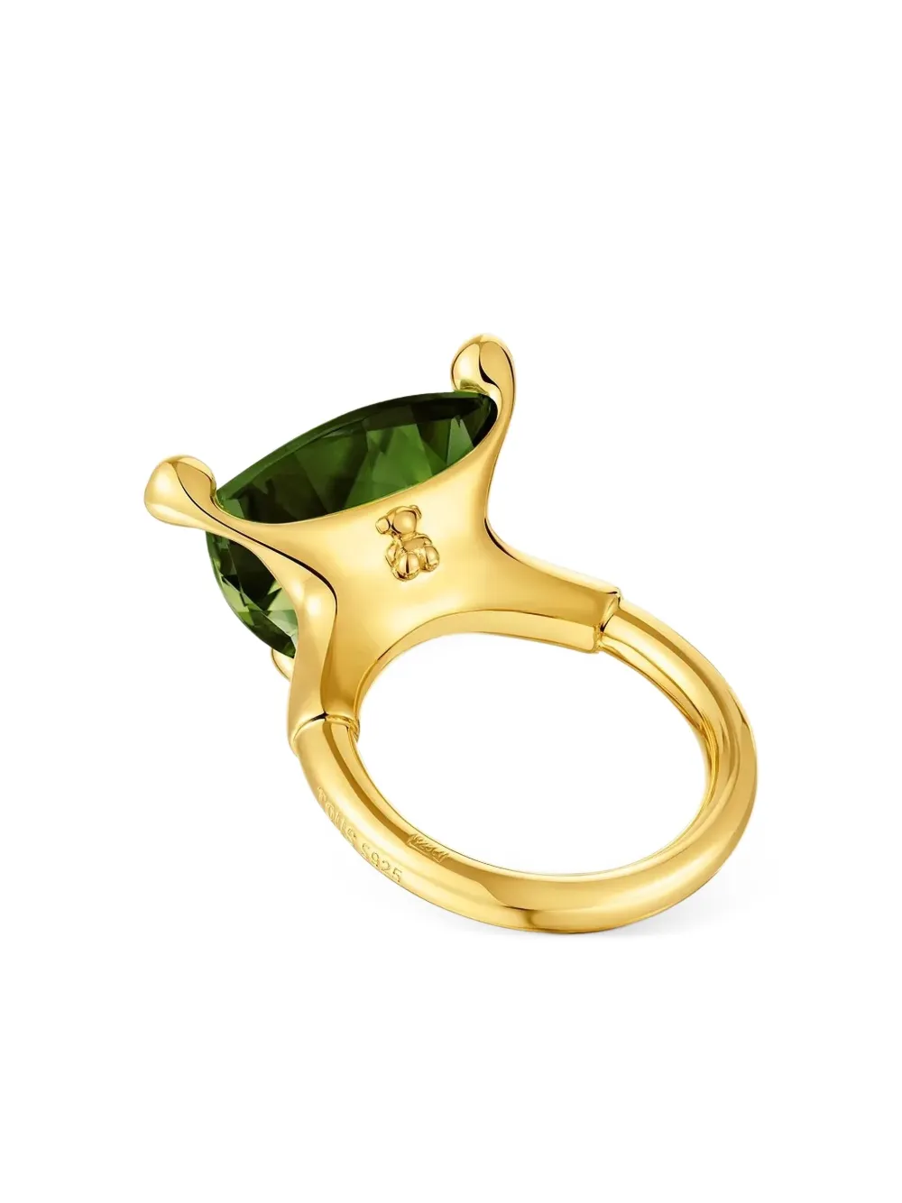 Tous Triangular-stone Ring In Green
