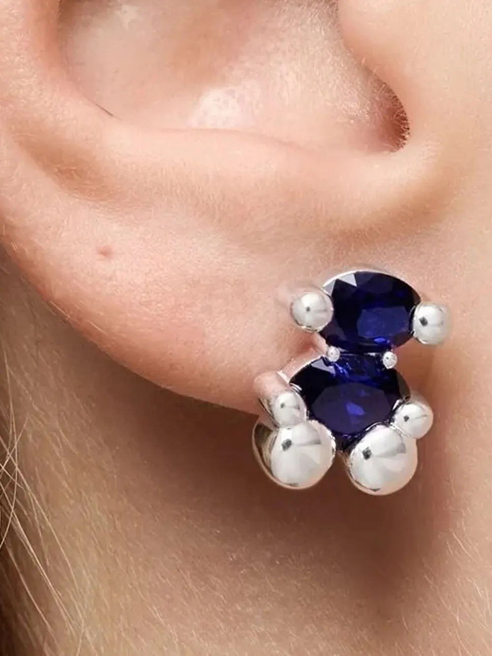 Tous Bear-shaped Earrings In Silver