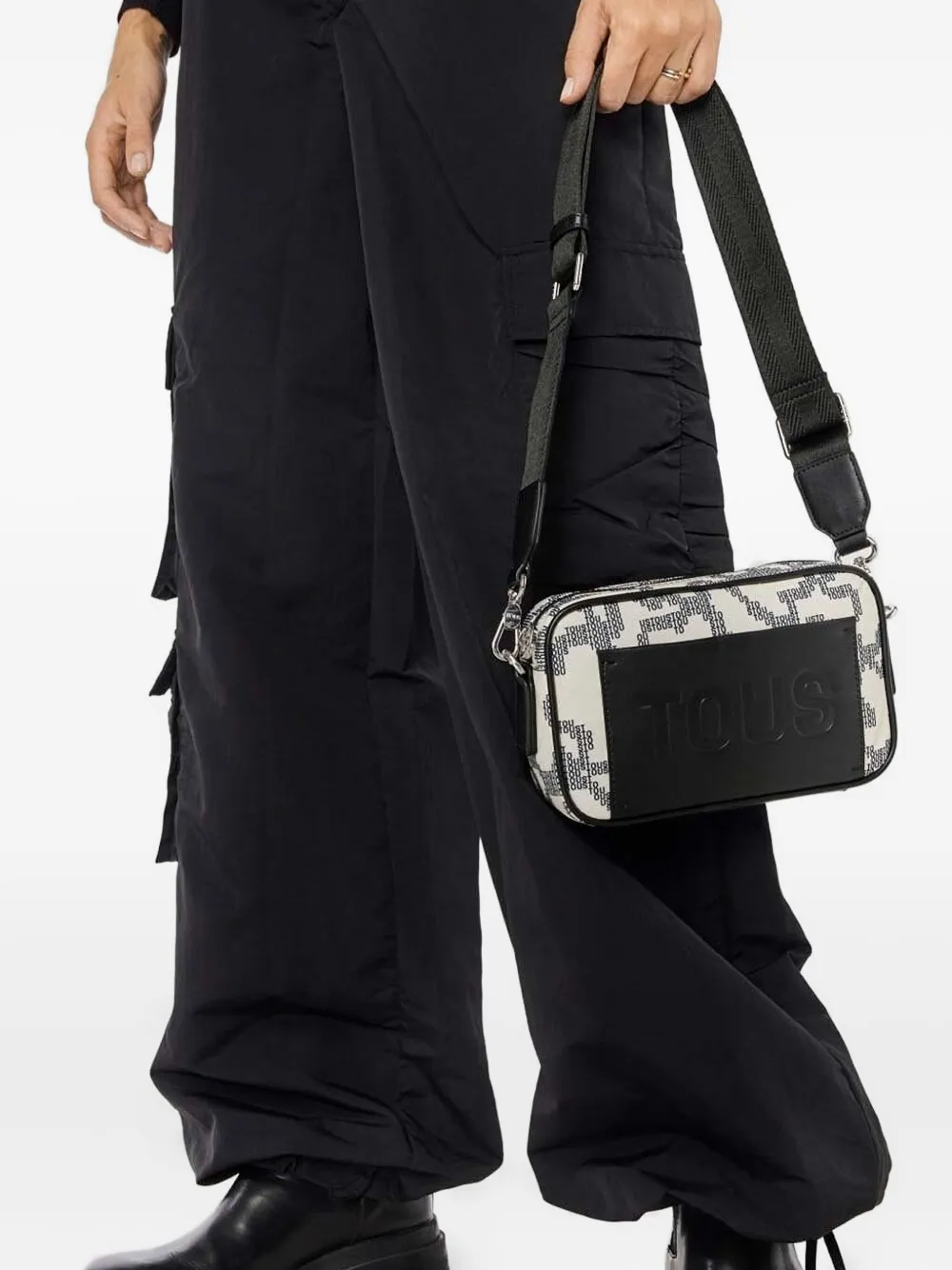Tous Logo-print Cross-body Bag In Neutral