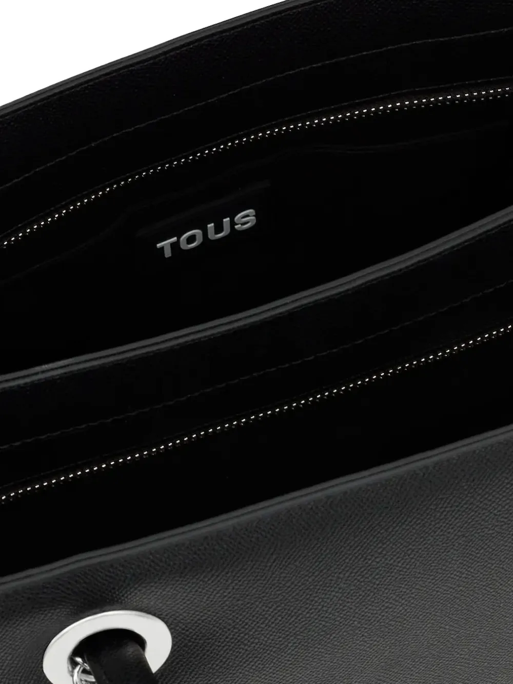 Tous Embossed Logo Tote Bag In Black