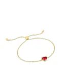 TOUS heart-shaped-stone chain bracelet - Gold