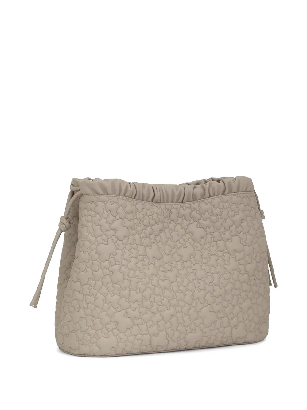  Tous Puffy Bear Drawstring Shoulder Bag - Neutrals 