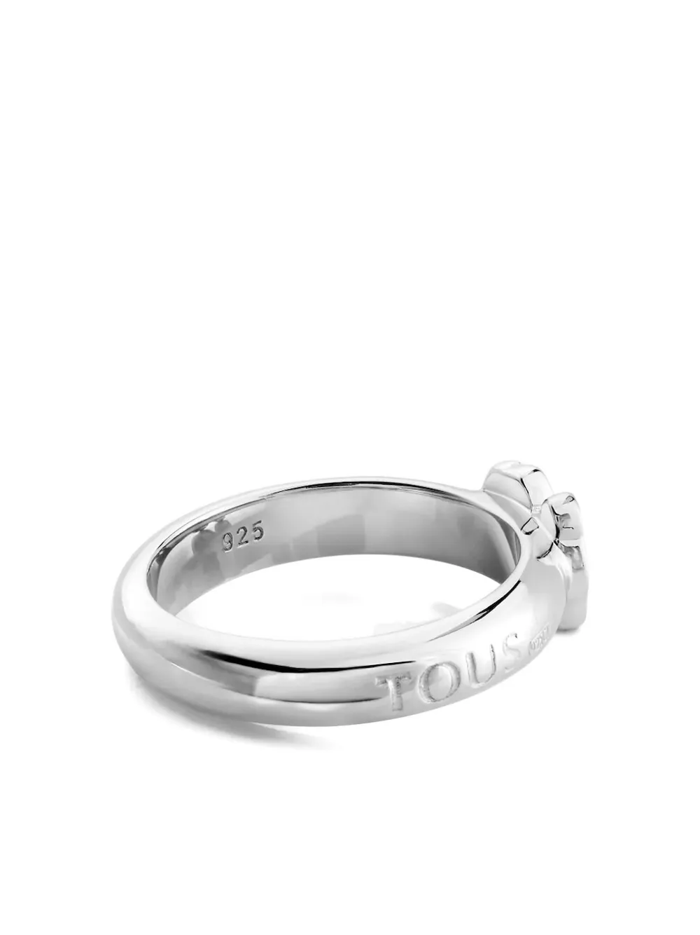 TOUS Ring verfraaid met beer - Zilver