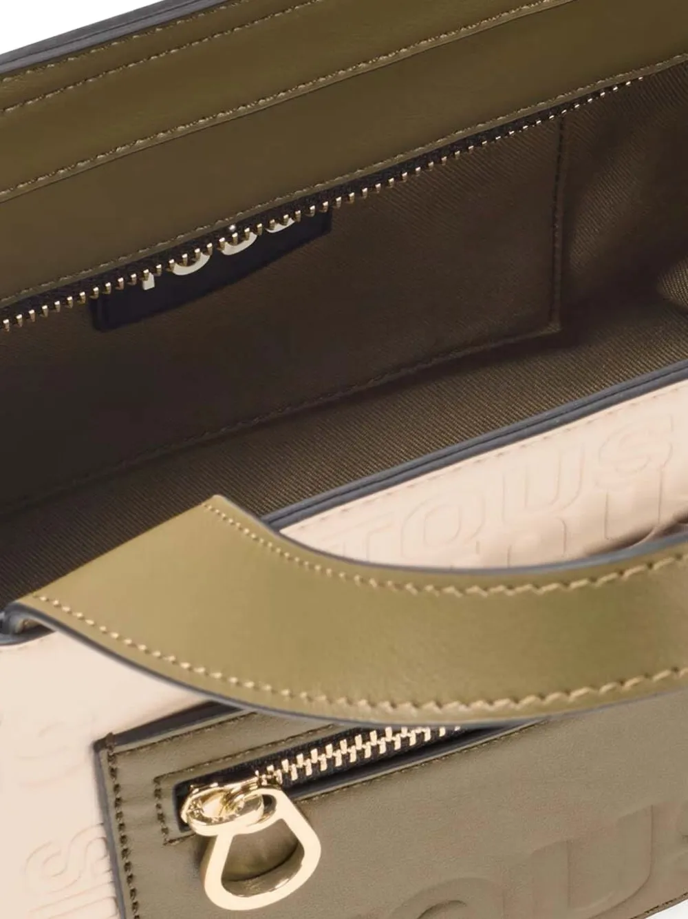 Tous Small Nanda Debossed-logo Tote Bag In Neutral