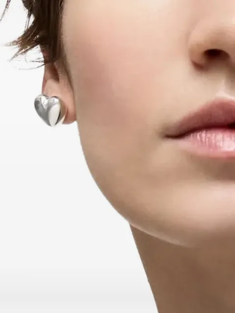 TOUS aretes en forma de corazón en plata de ley
