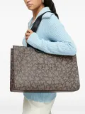 TOUS bear-print top-handle tote bag - Black