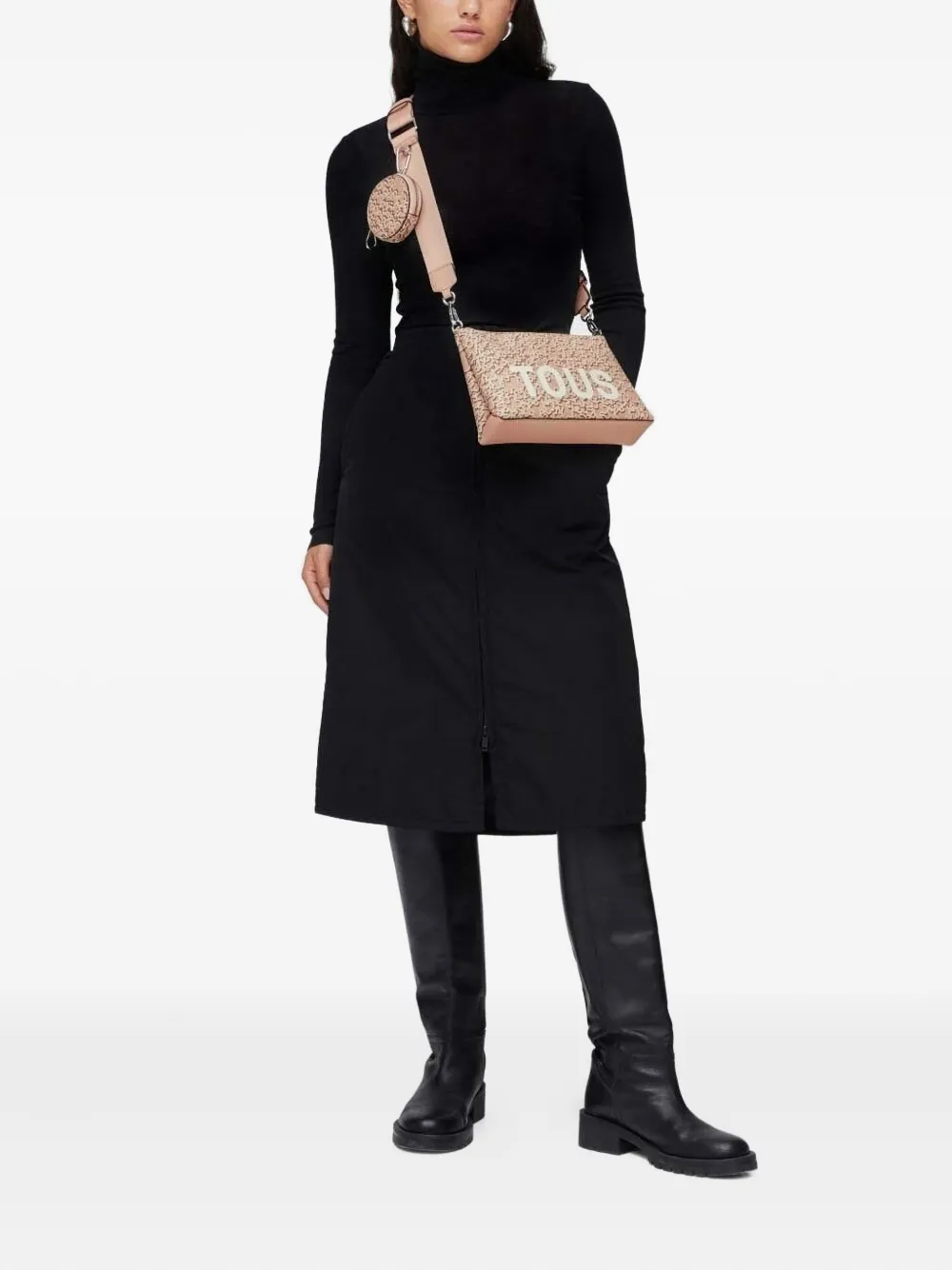 Tous Mini Kaos Evolution Crossbody Bag In Neutral