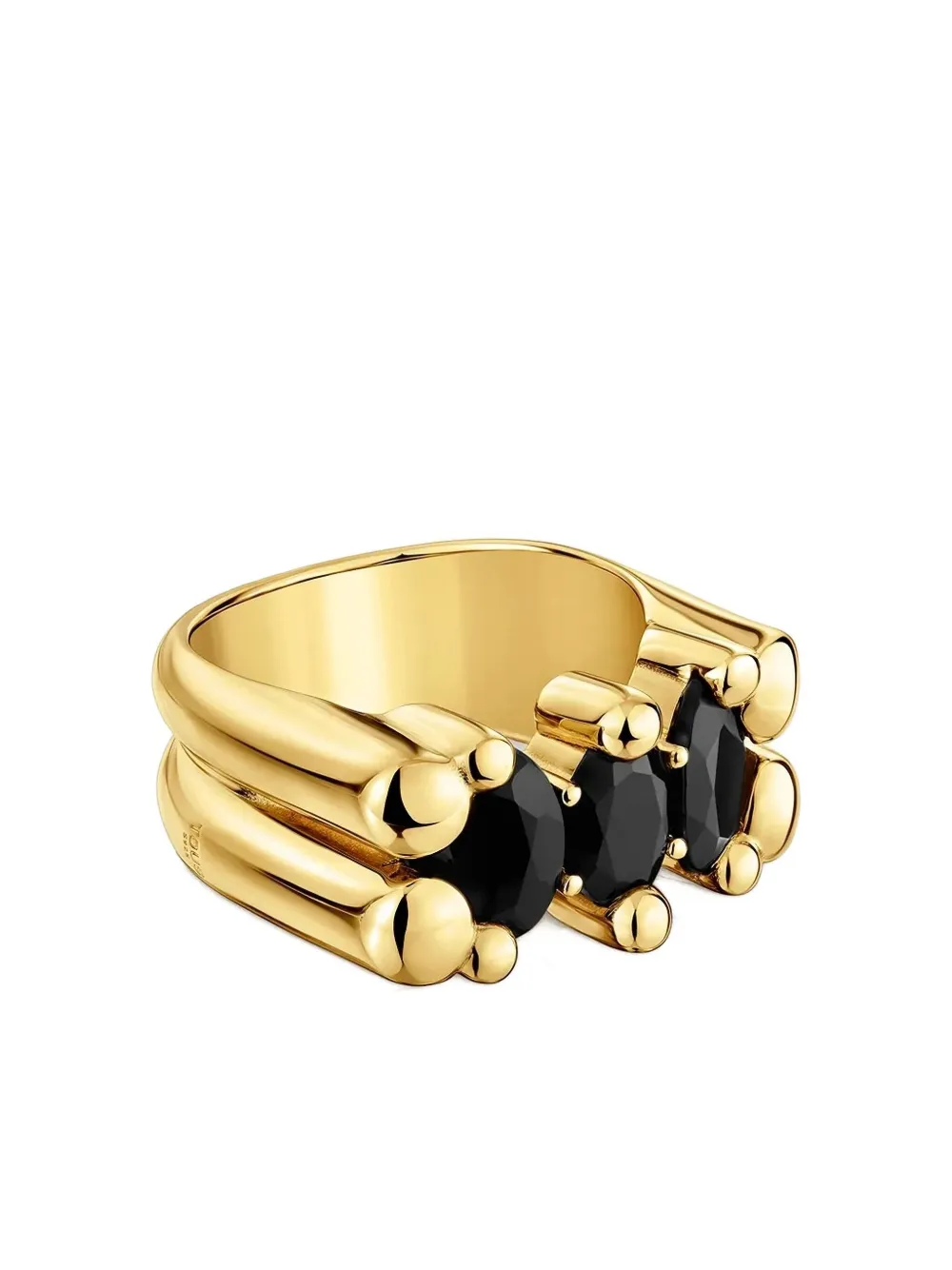 TOUS stone-embellishment ring | Gold | Image 1