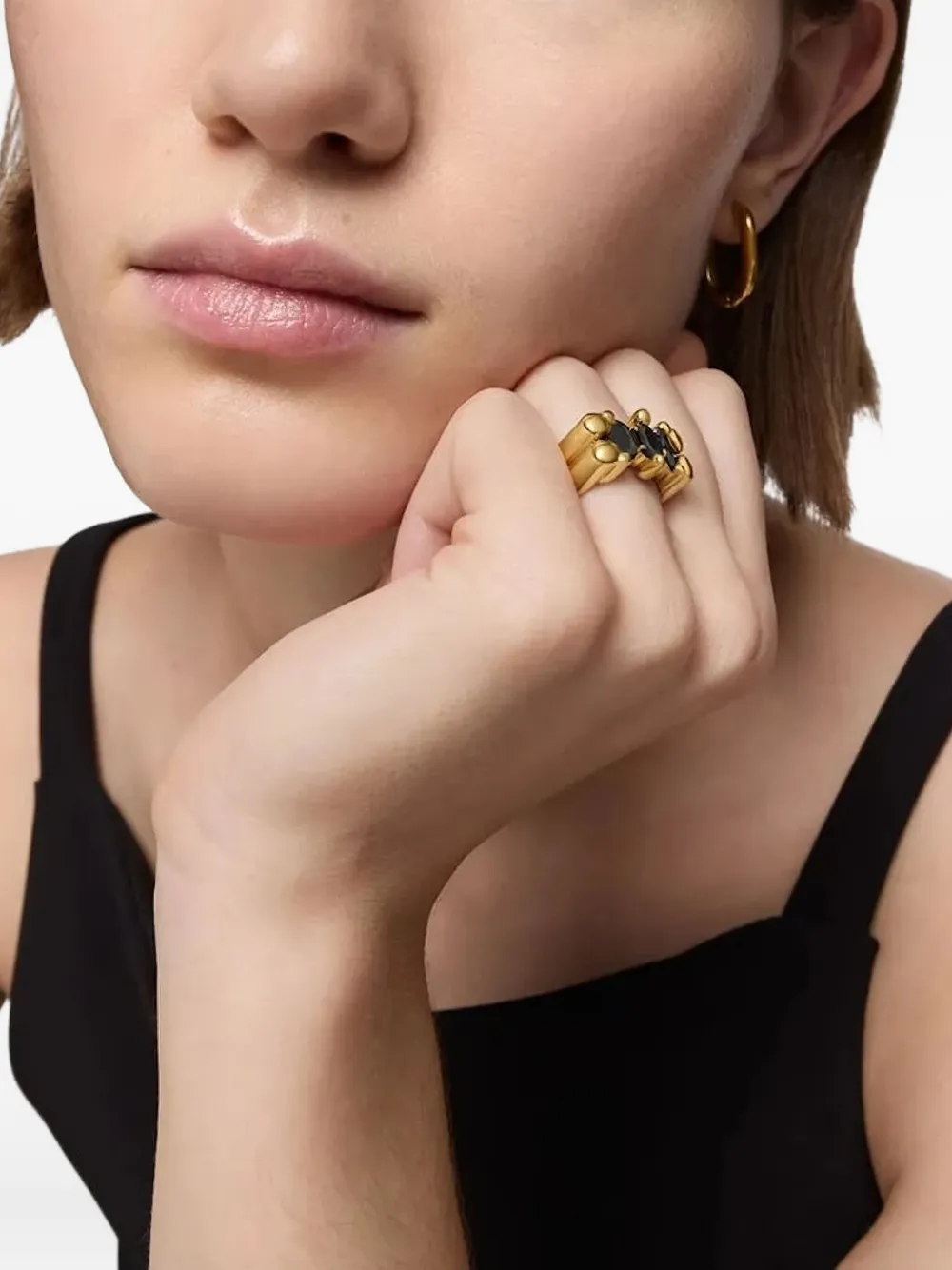 Tous Stone-embellishment Ring In Gold
