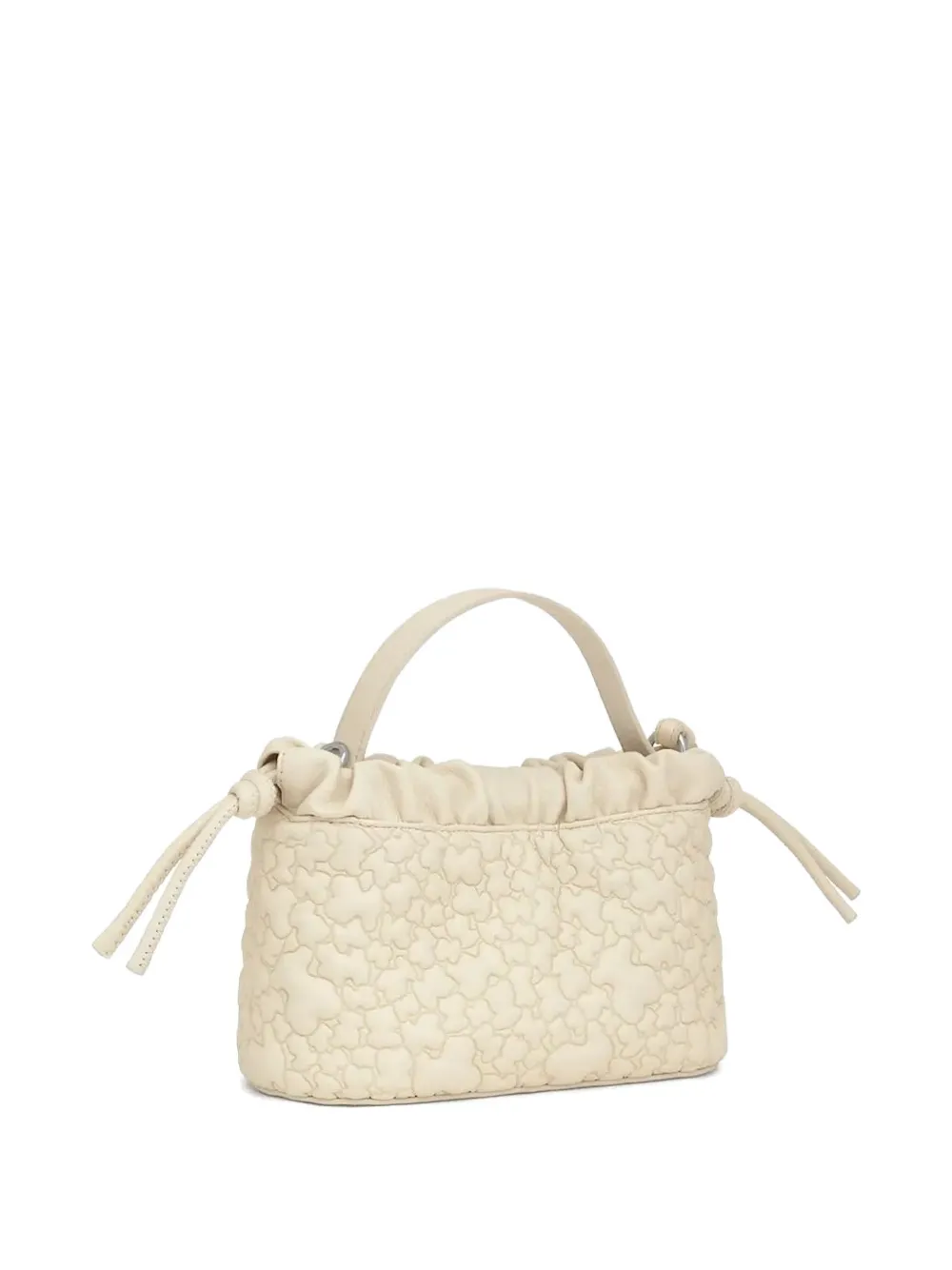 Tous Small Puffy Bear Shoulder Bag In Neutral