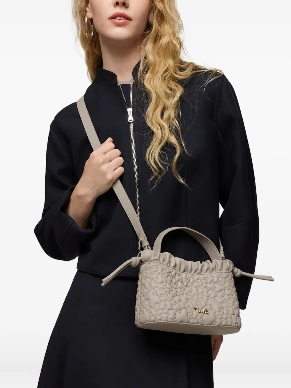 TOUS small Puffy Bear shoulder bag - Beige
