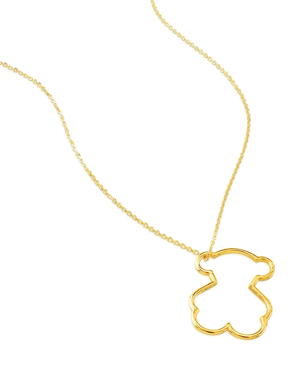  Tous Bear-pendant Necklace - Gold 