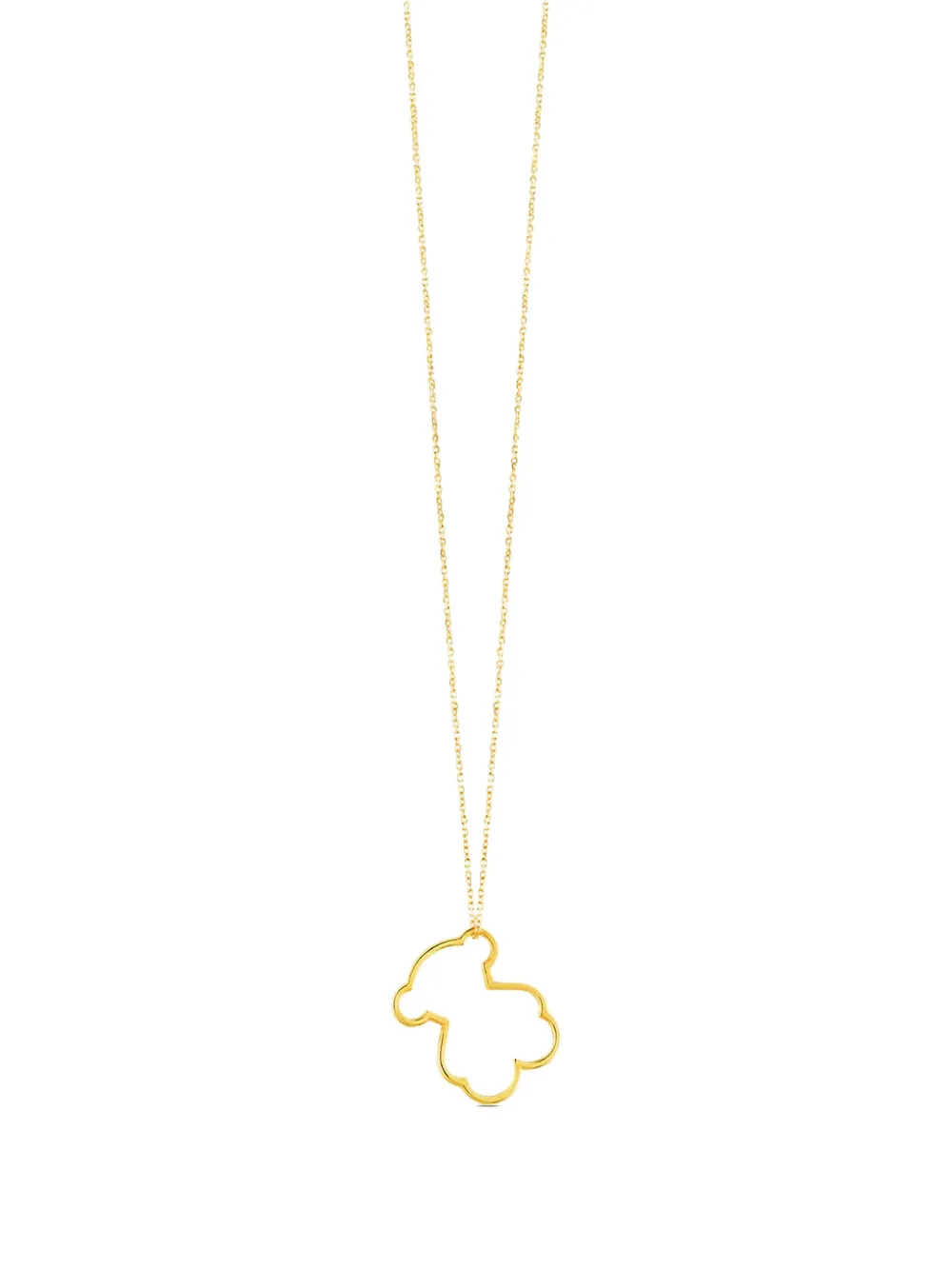  Tous Bear-pendant Necklace - Gold 