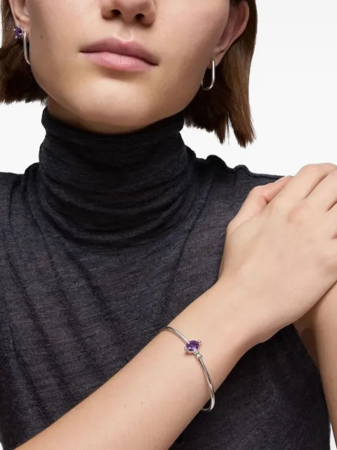 TOUS amethyst-embellished bangle bracelet