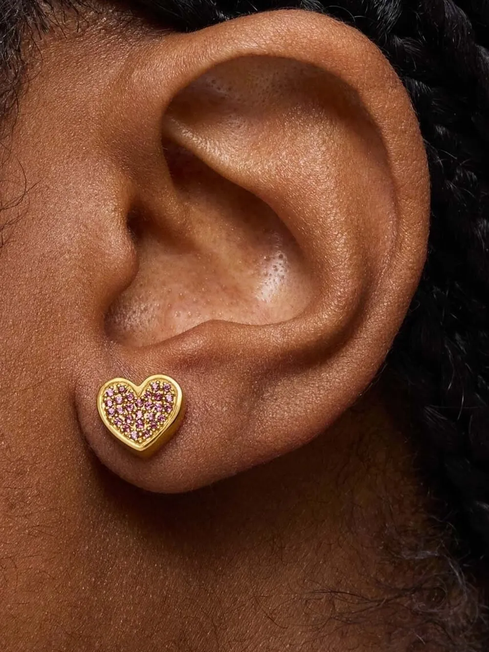 Tous Heart-shape Earrings In Gold