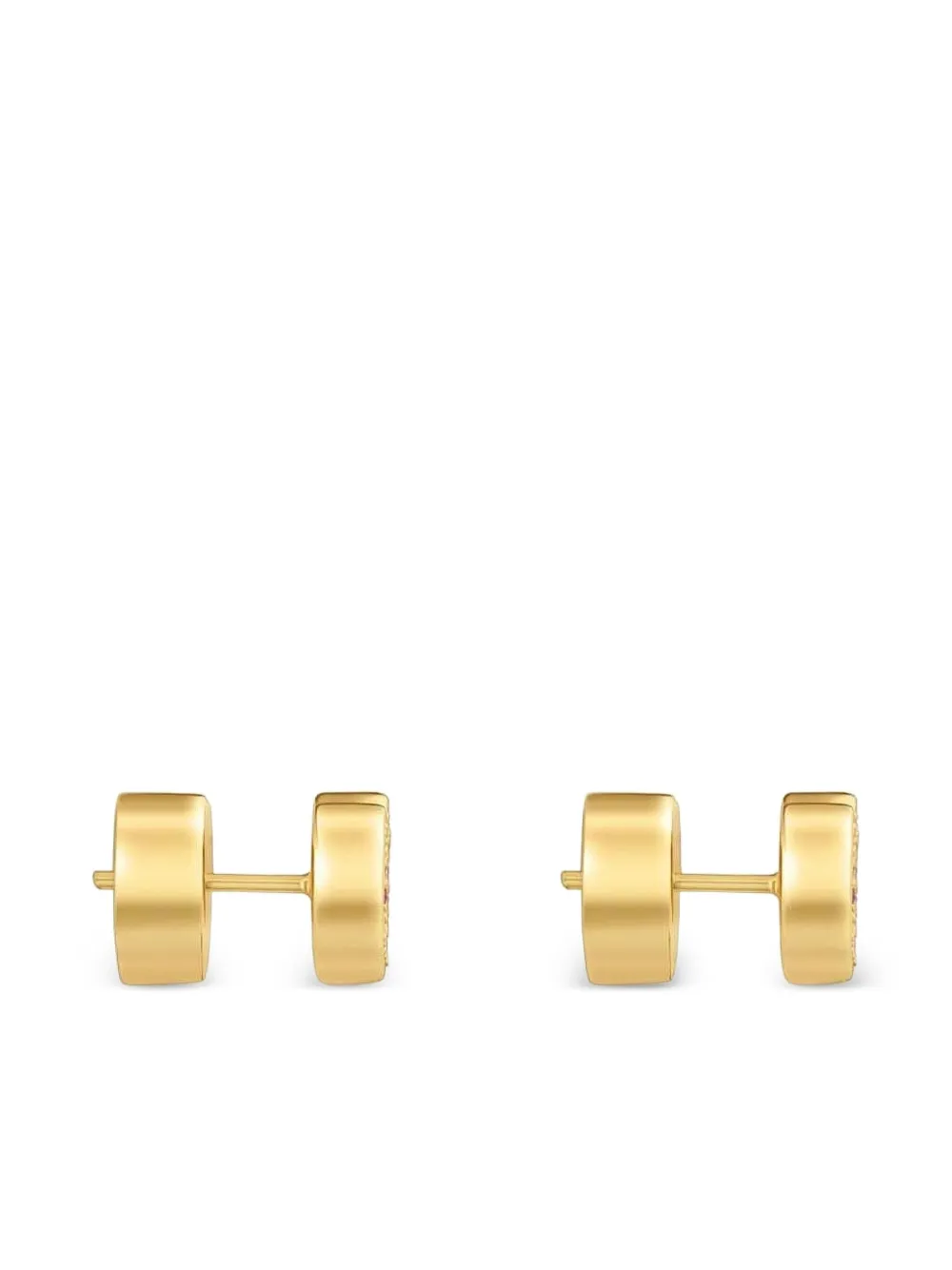 TOUS heart-shape earrings - Goud