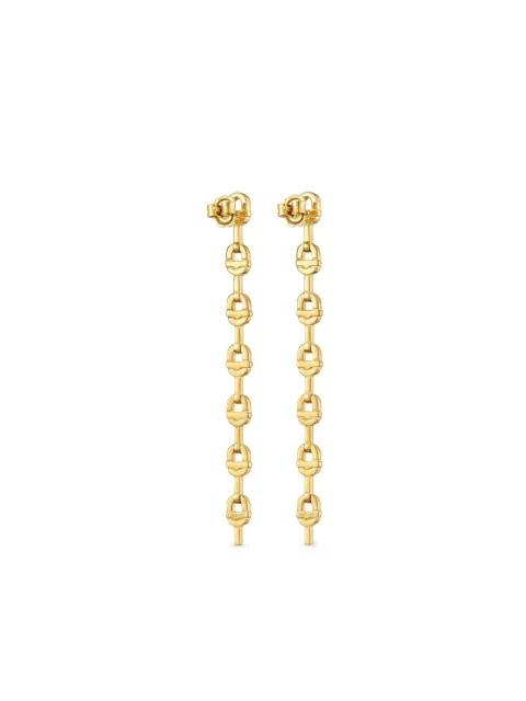 TOUS Manifesto logo earrings 