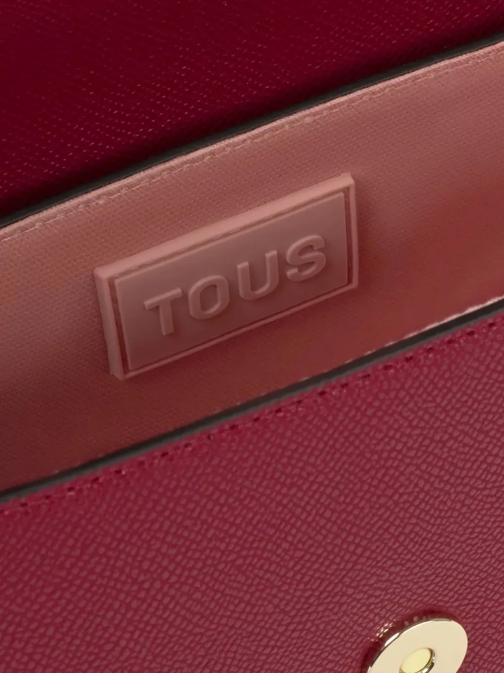 Tous Leather Satchel Bag In Red