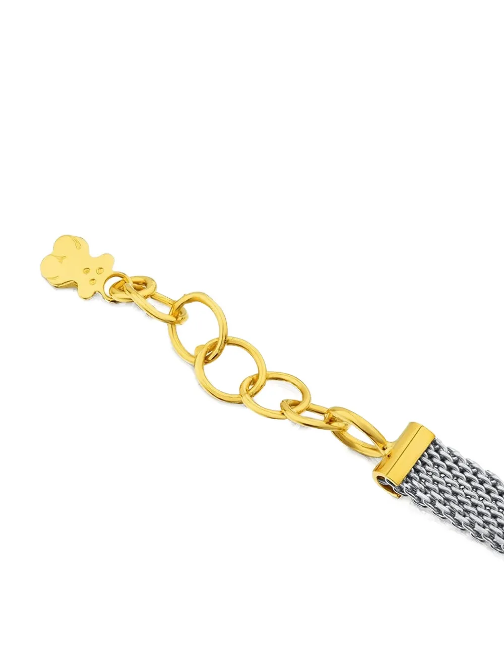 Tous Icon Bear Mesh Bracelet In Neutral
