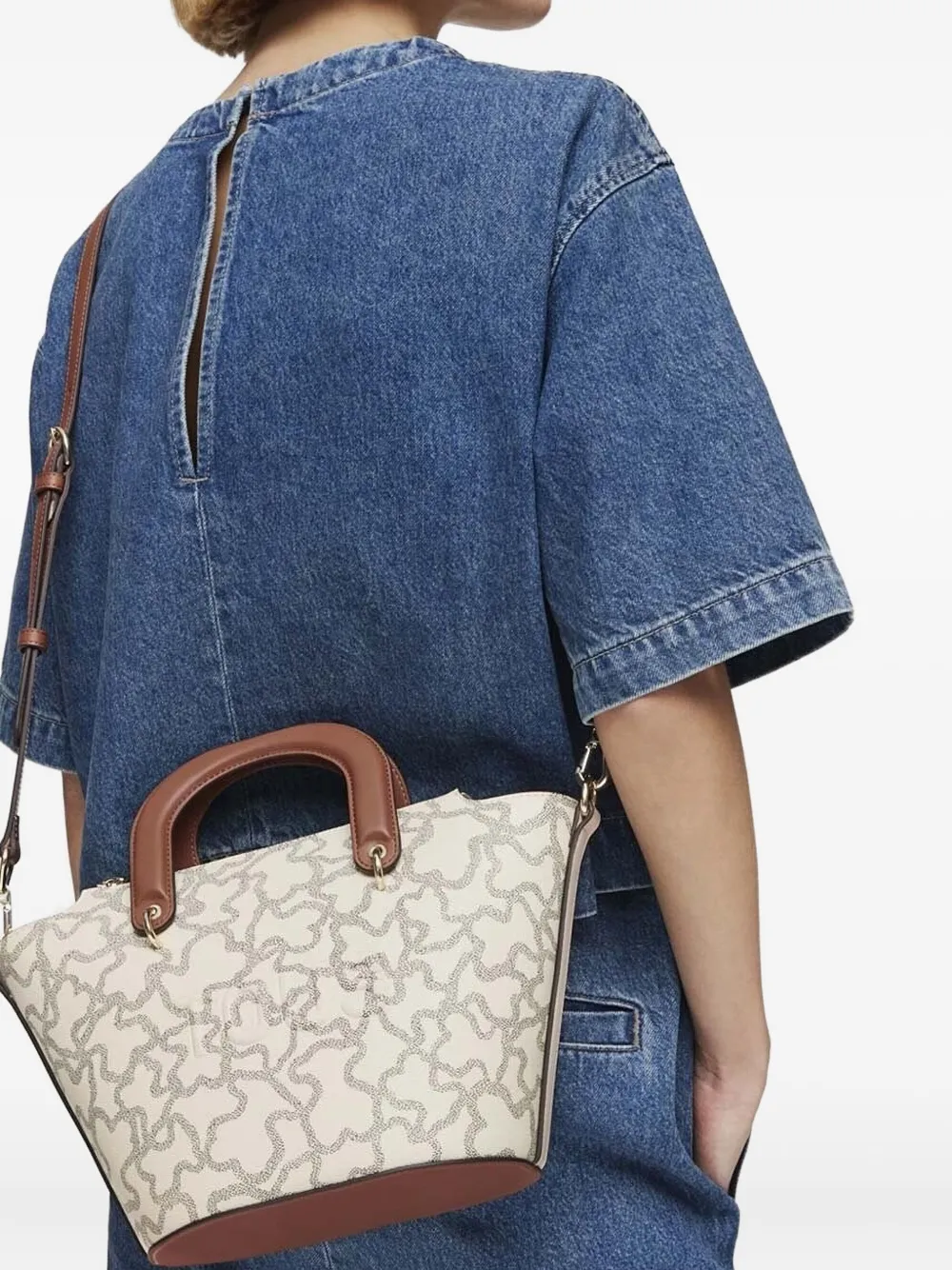 Tous Kaos Icon Tote Bag In Neutral