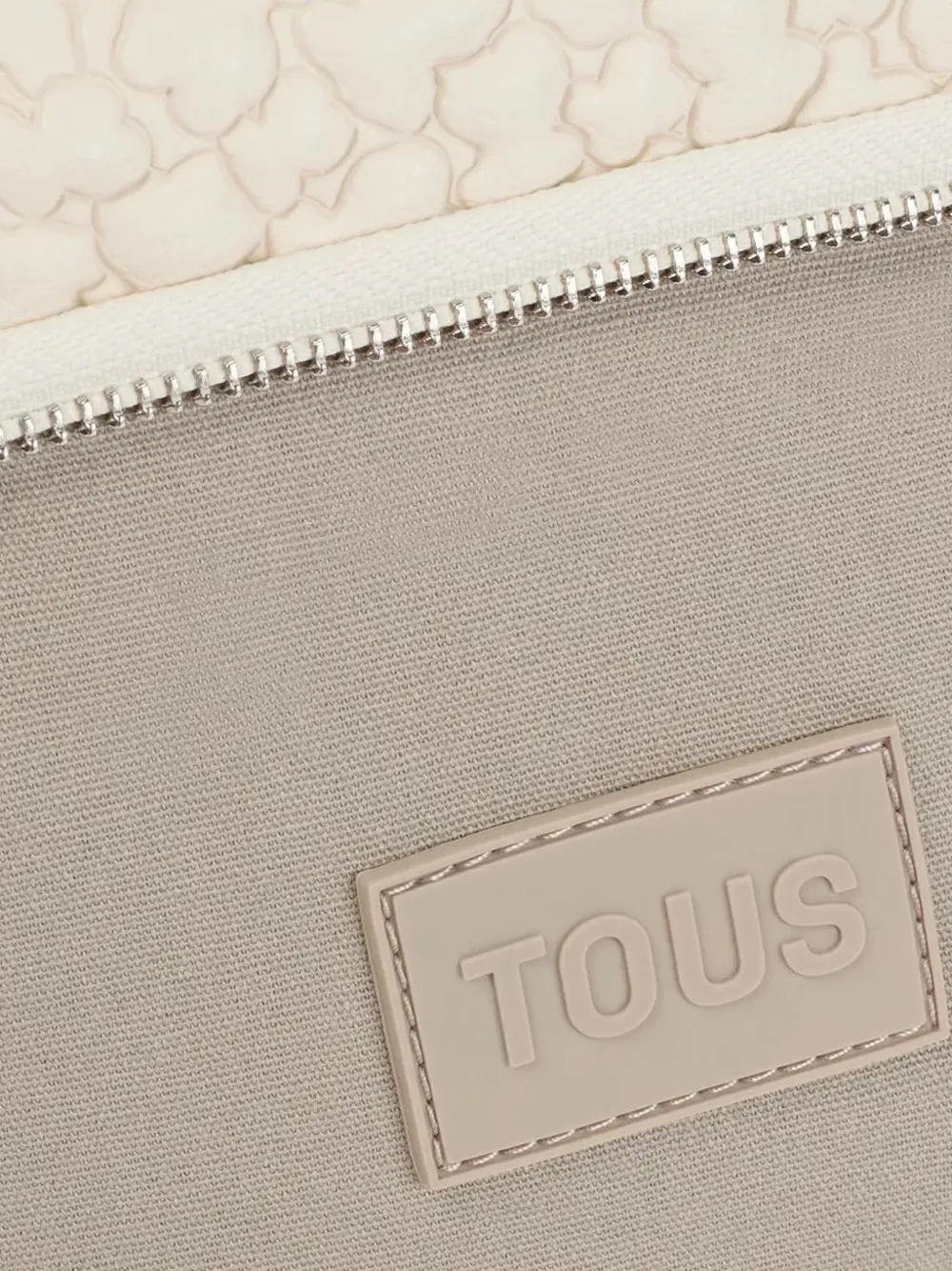 Tous Small Jane Puffy Bear Cross-body Bag In Neutral