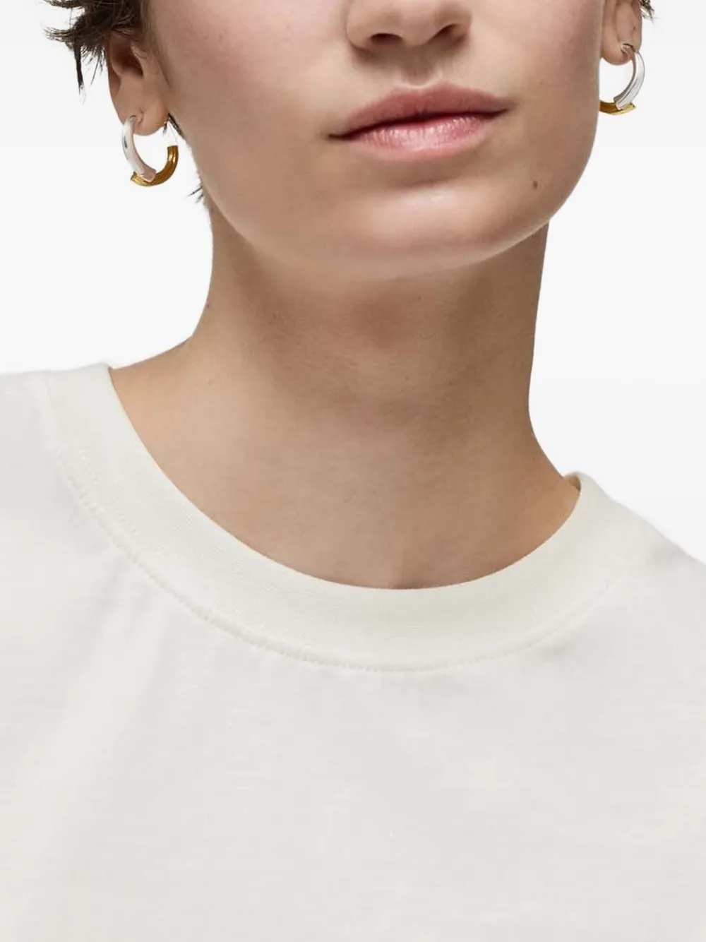 TOUS two-tone hoop earrings - Zilver