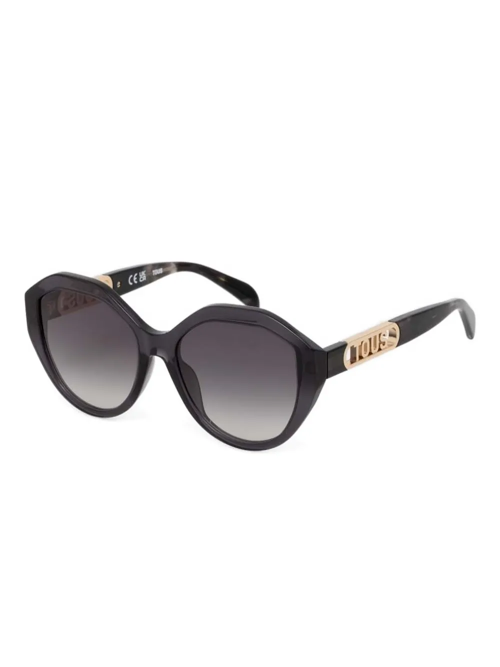 TOUS geometric-frame sunglasses - Zwart