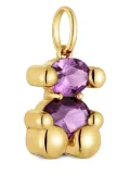 TOUS Bold Bear amethyst necklace - Gold
