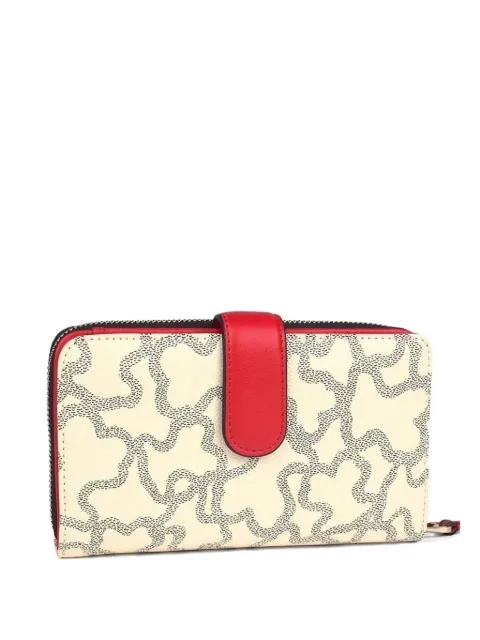 TOUS bear-print zip-around wallet