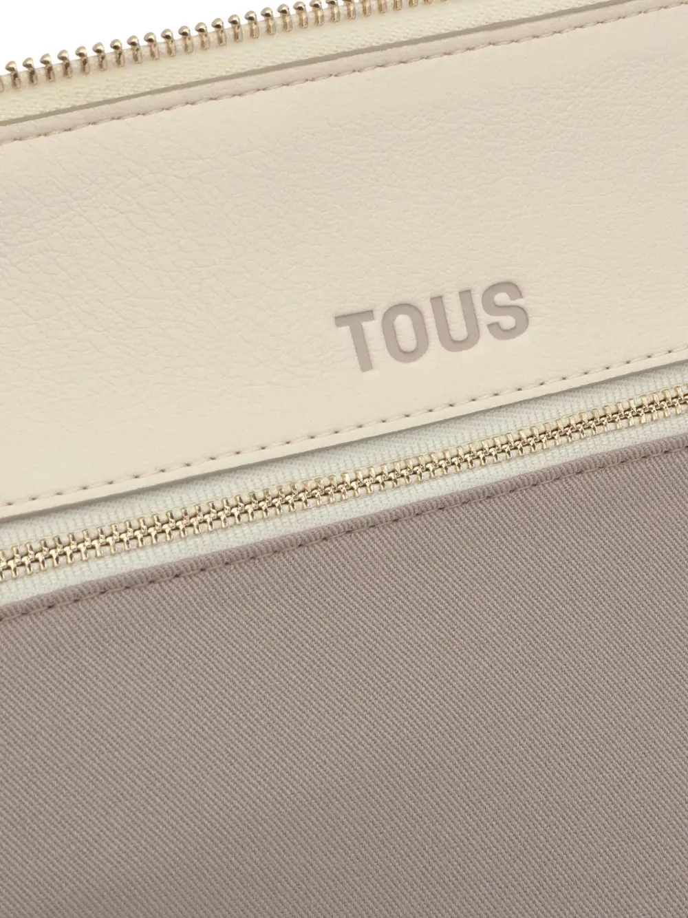 TOUS Bowling medium shopper met monogram Beige