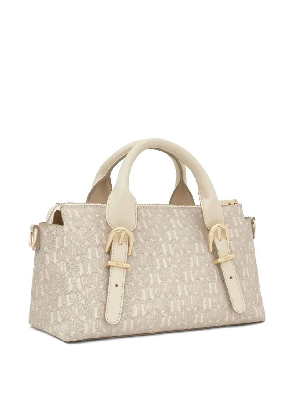 TOUS Bowling medium shopper met monogram Beige
