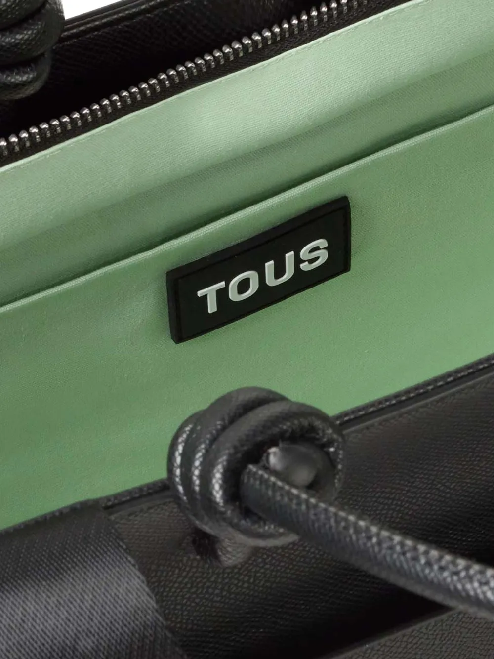 Tous Embossed-logo Tote Bag In Black
